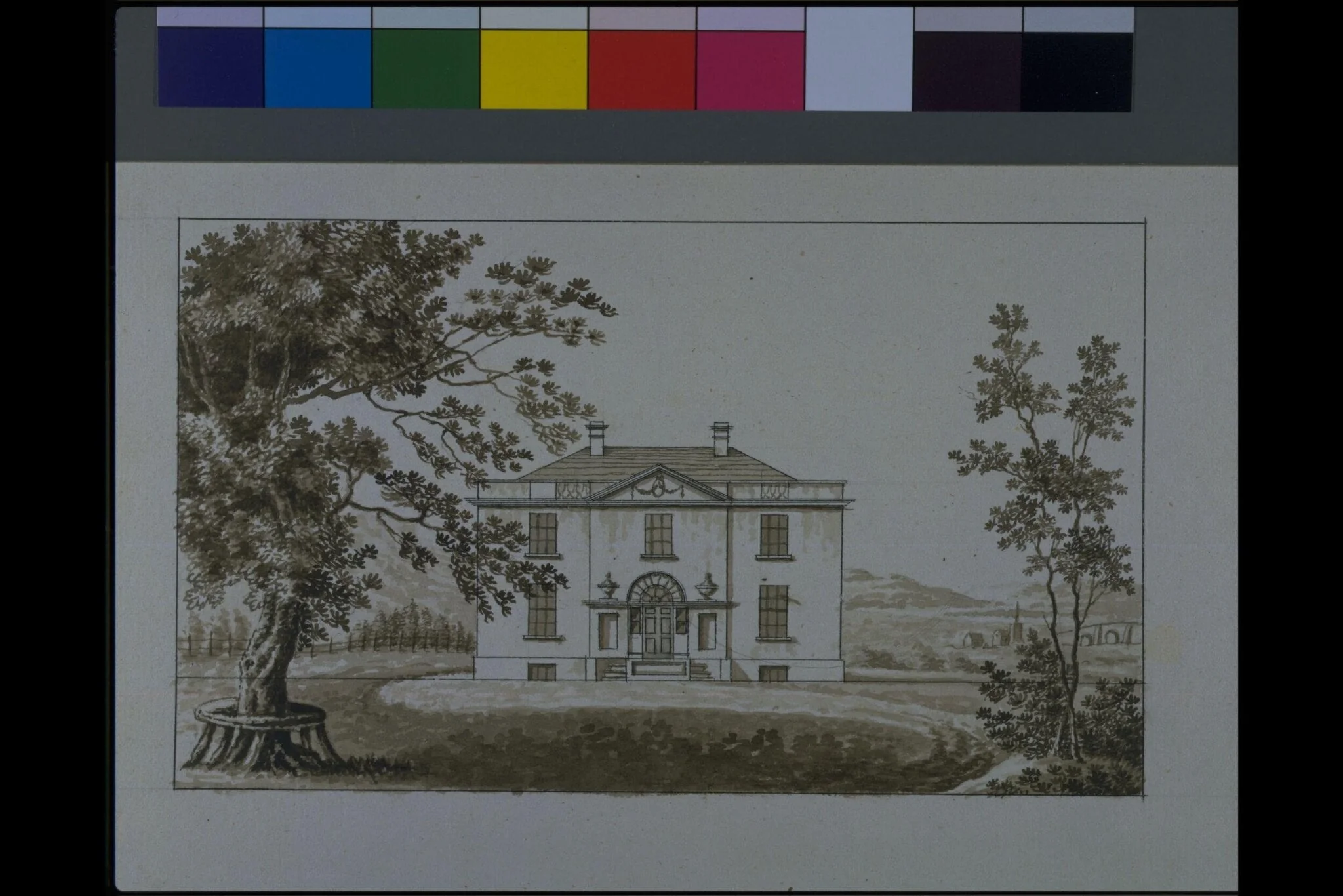 Front Elevation of the same, by John Plaw, 1784