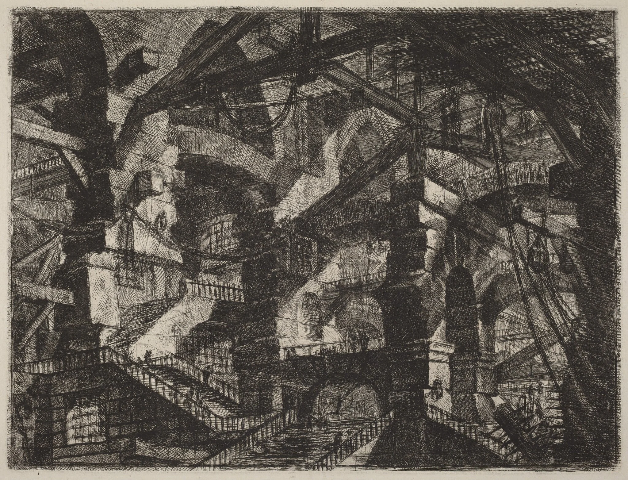 The Gothic Arch, by Giovanni Battista Piranesi, ink, 1804