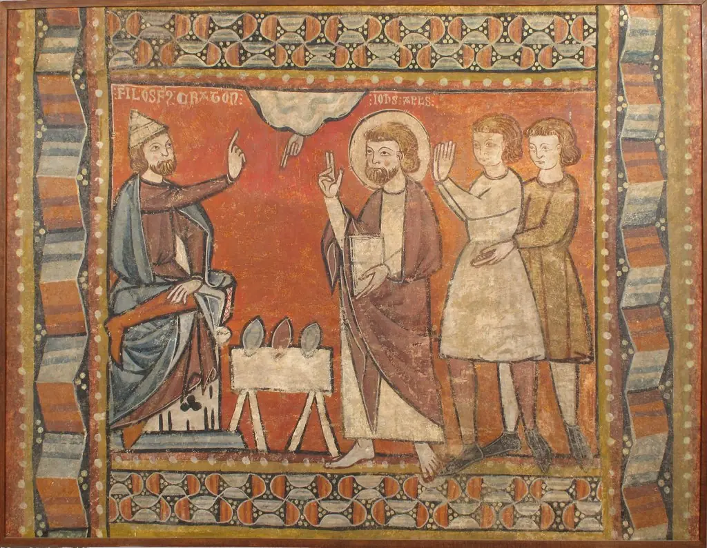 Fresco with Miracle of the Jewels
