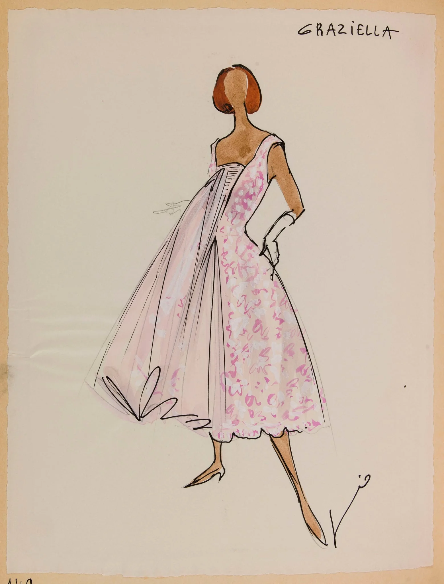 Graziella, by Marie-Louise Carven, 1956
