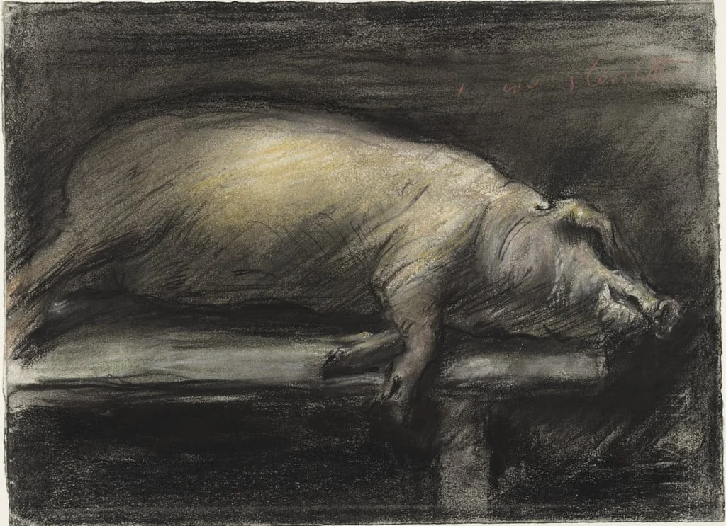 Untitled, by Lovis Corinth, pastel, 1906