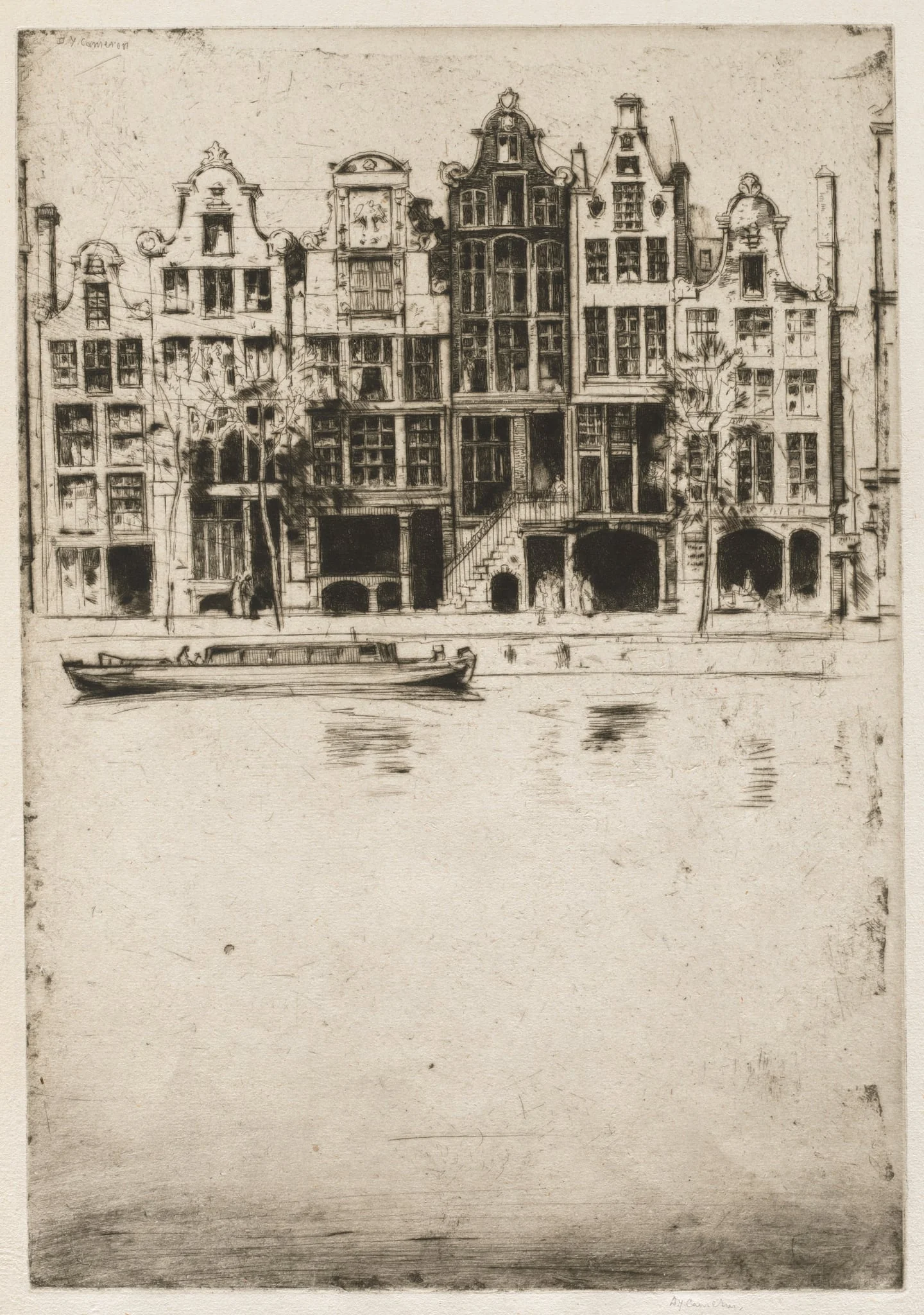 Souvenir d'Amsterdam, by David Young Cameron, 1915
