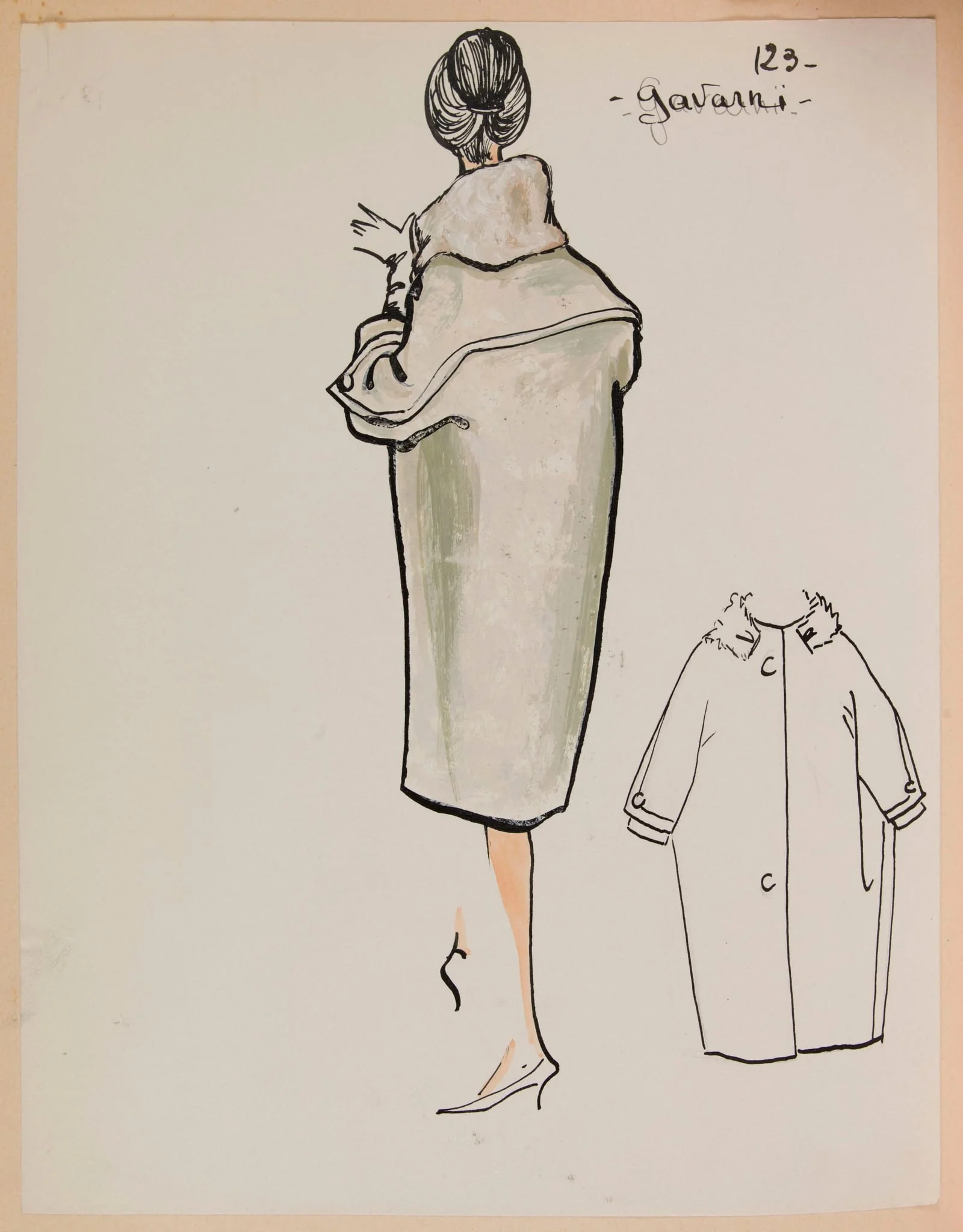 Gavarni, by Carven, 1958