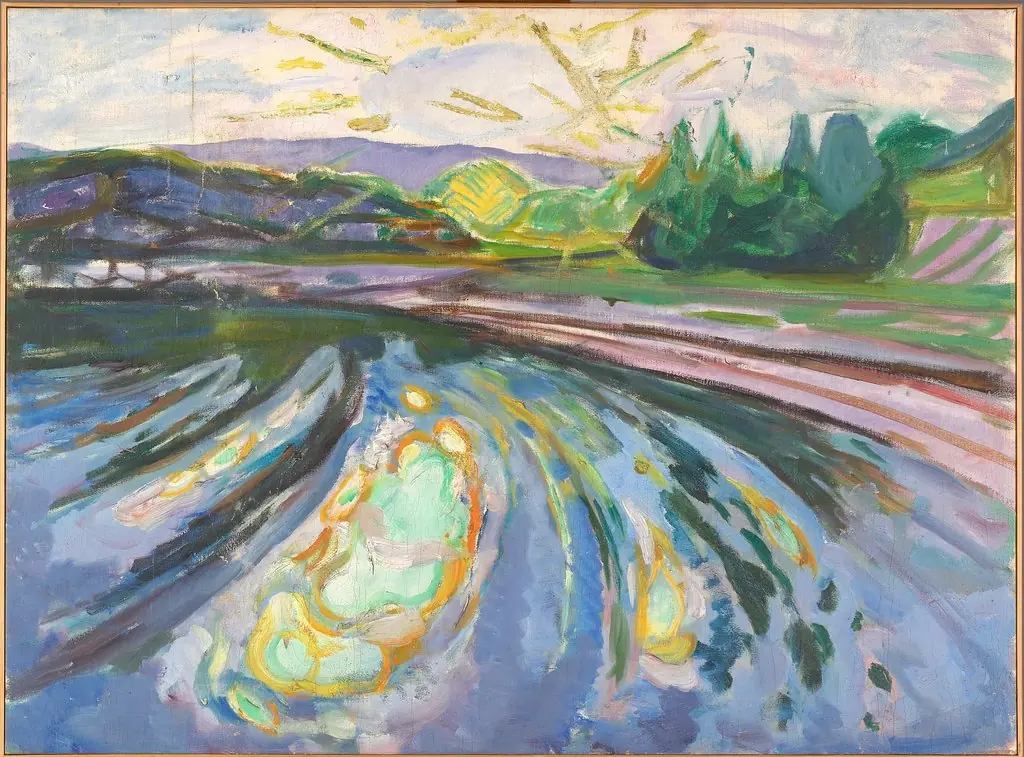 Waves against the Shore