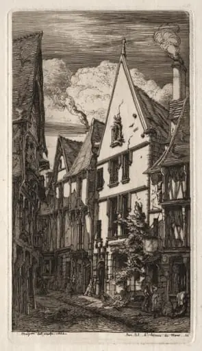 Etchings of Paris:  à Bourges