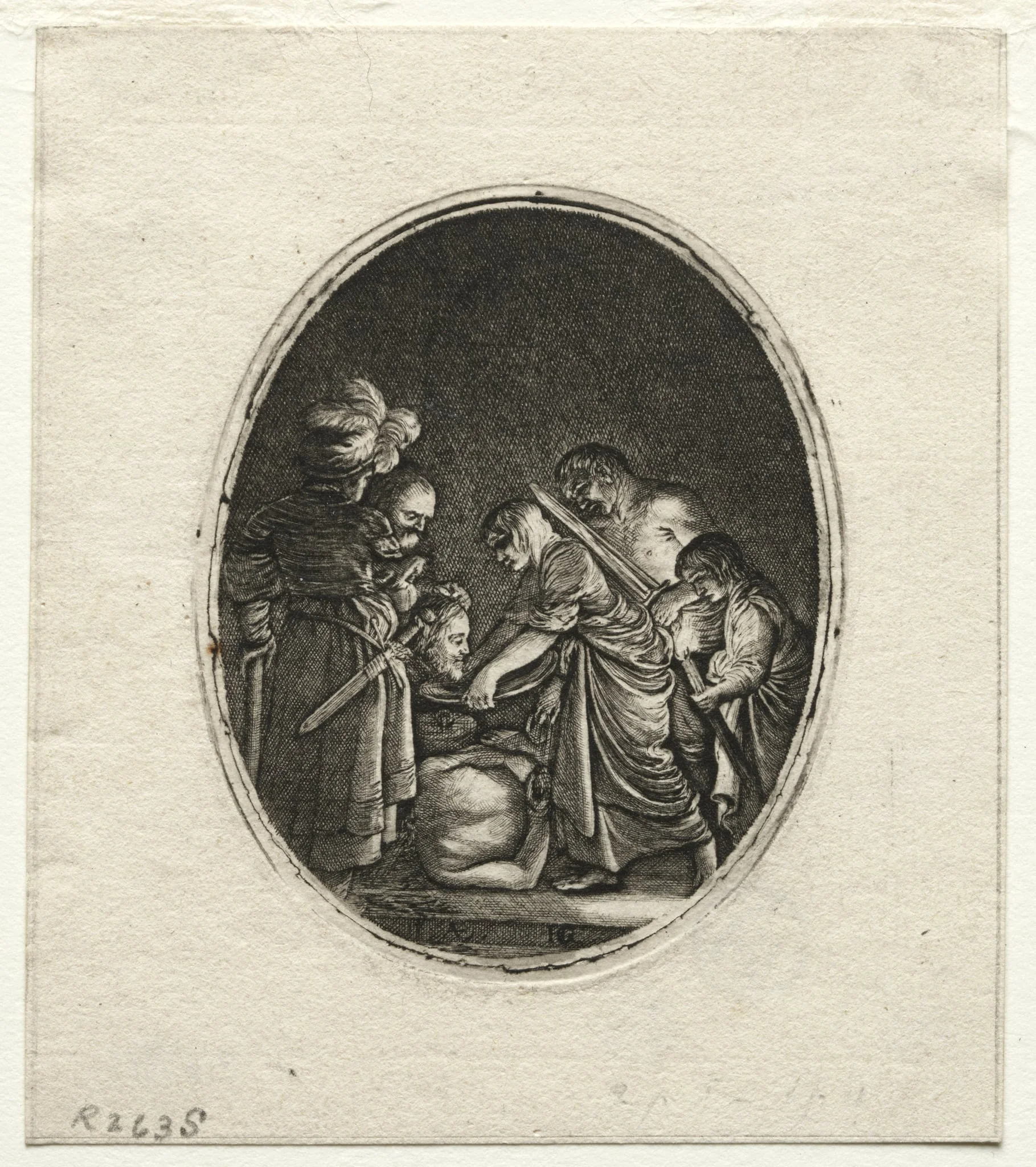 The Beheading of Saint John the Baptist, by Hendrik Goudt, 1610