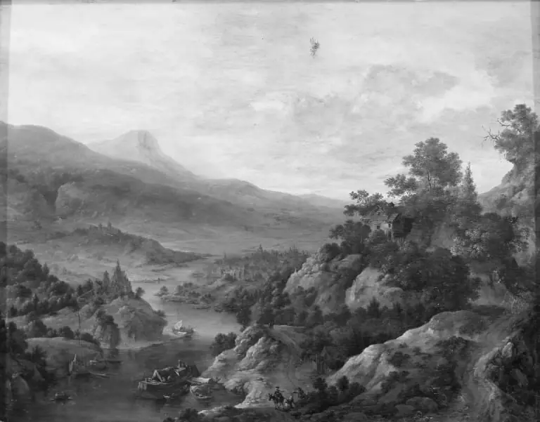 Landscape by the Rhine