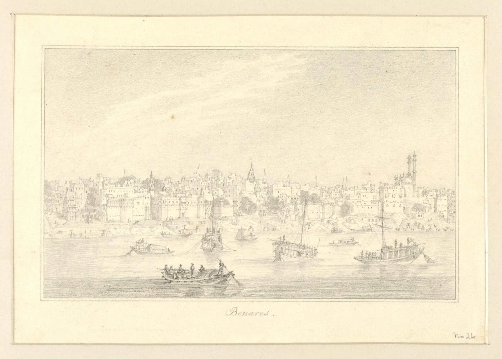 Benares, by Robert Captain Smith, 1830