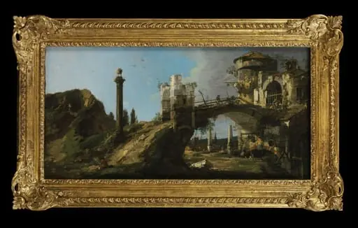 Capriccio: Ruined Bridge with Figures