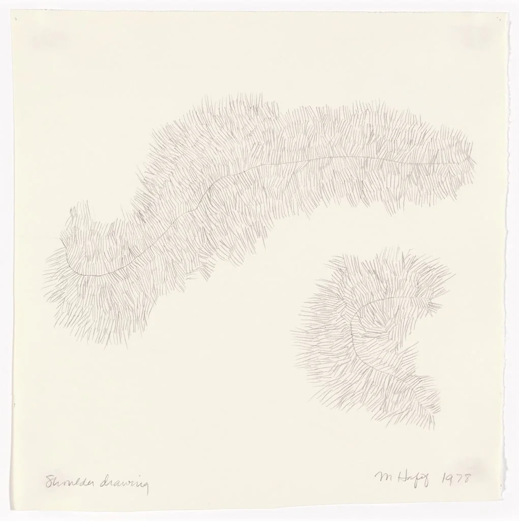 Untitled, by Marcia Hafif, graphite, 1978