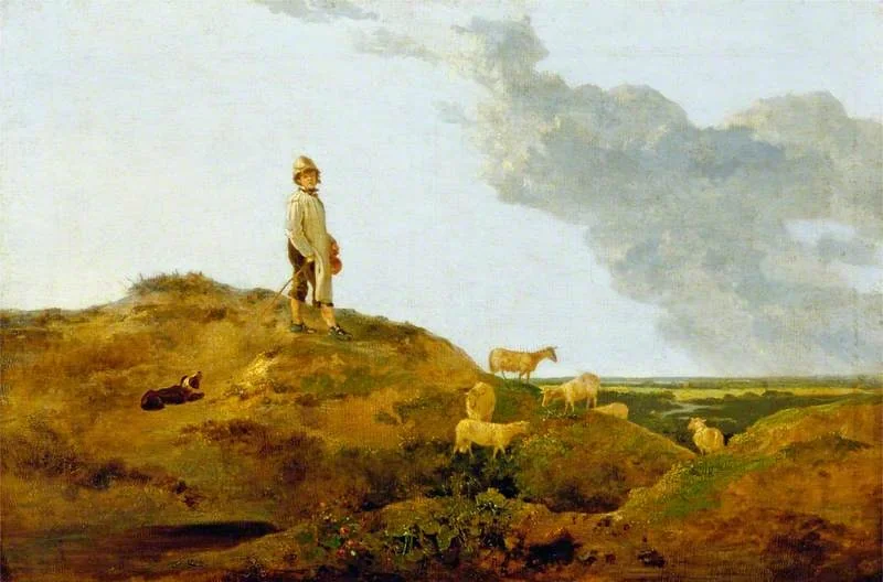 View on Mousehold Heath, near Norwich, by John Crome, oil, 1812