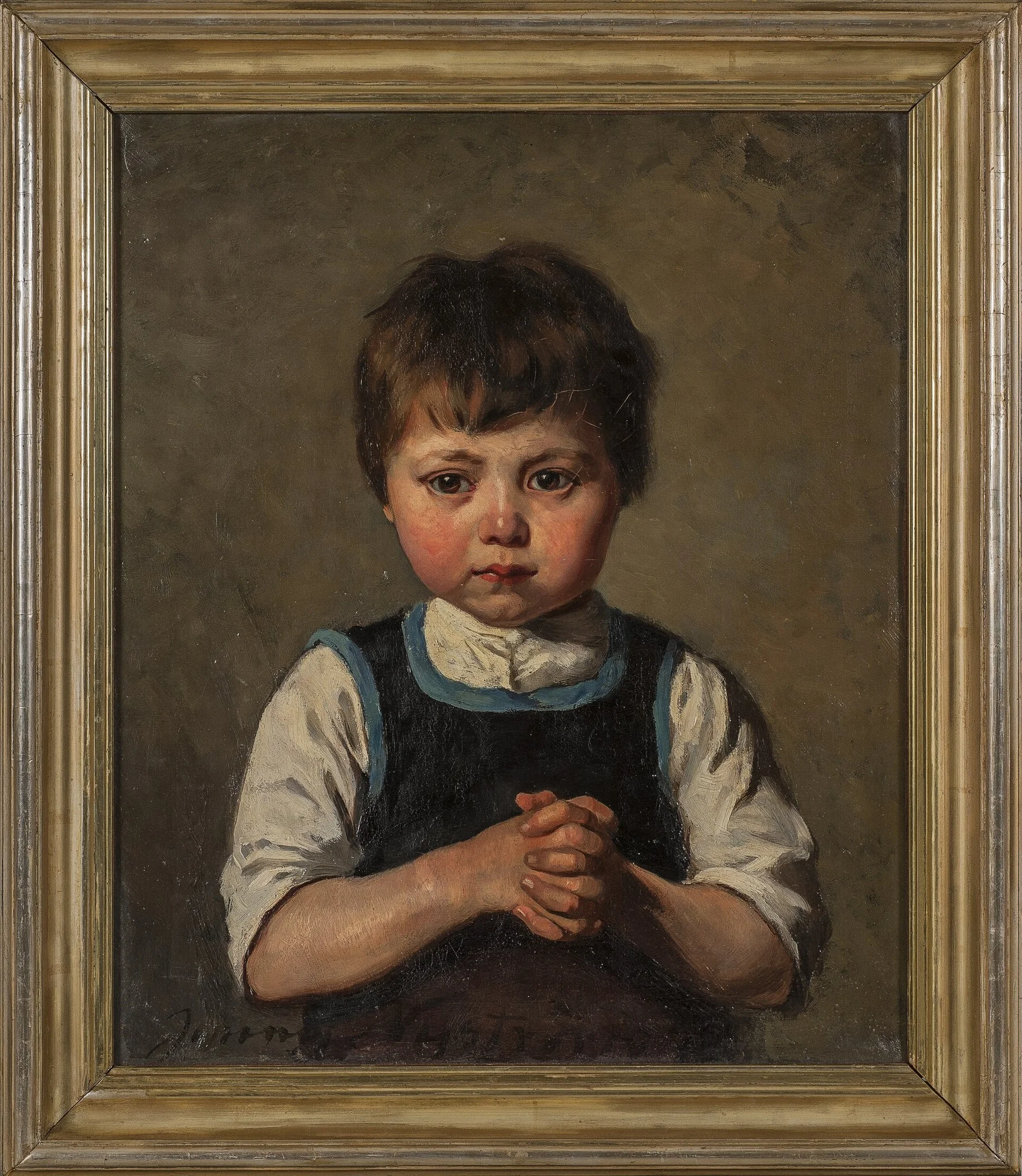 Portrait of a Boy, by Jenny Nyström, oil, 1904