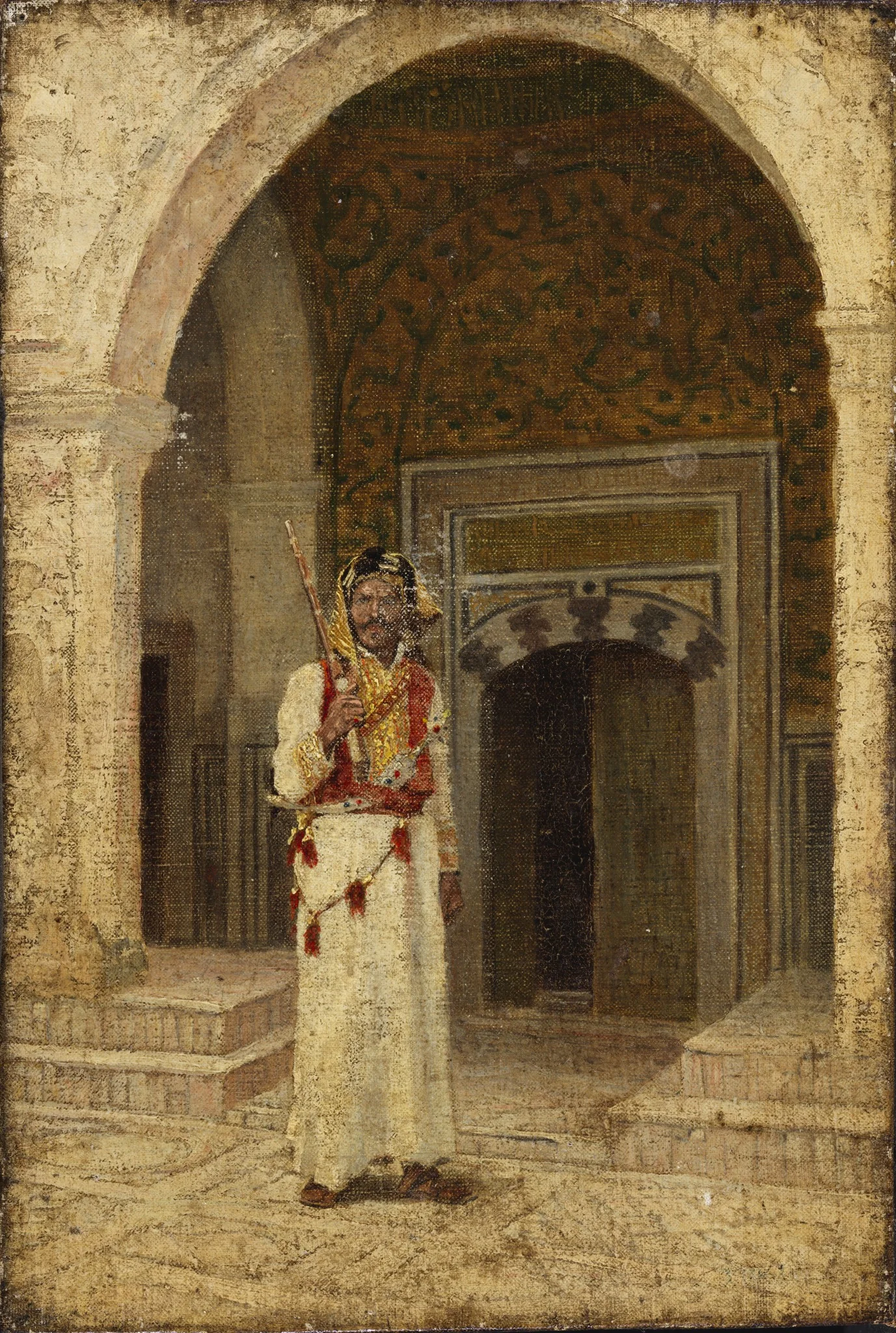 North African Man, by Aloysius O'Kelly, oil, 1896