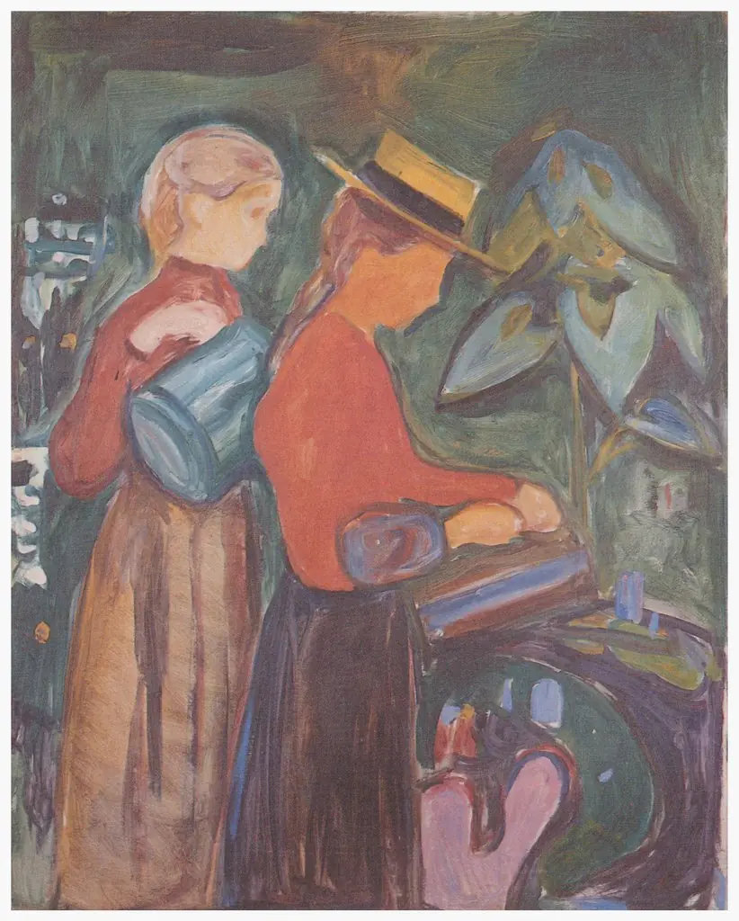Girls watering Flowers (The Linde Frieze)