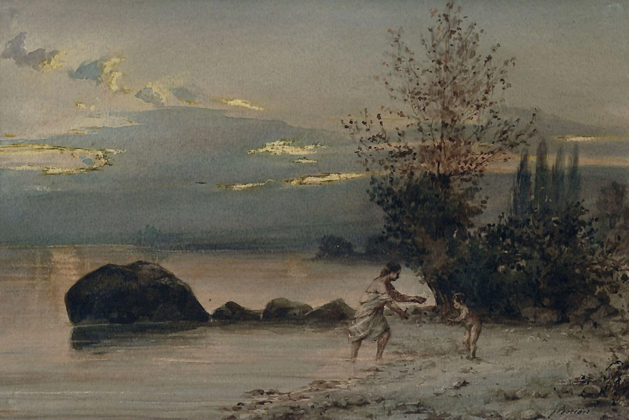 Lake scene