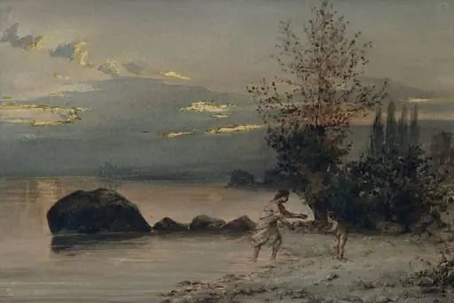 Lake scene