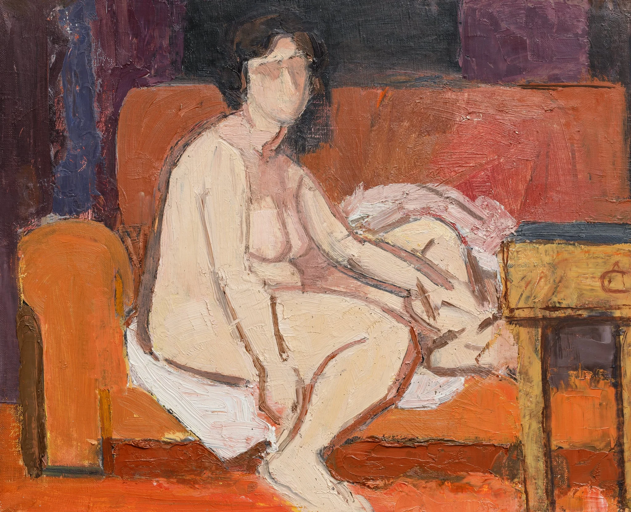 NUD PE CANAPEA