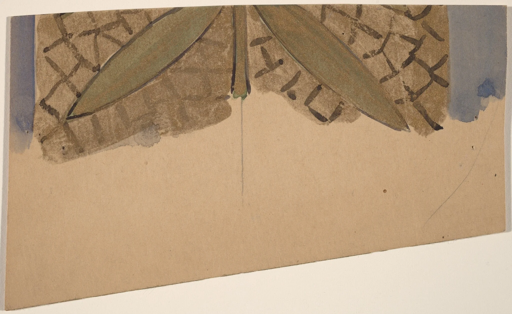 Study for a Border Design [recto], by Charles Sprague Pearce, graphite, 1894