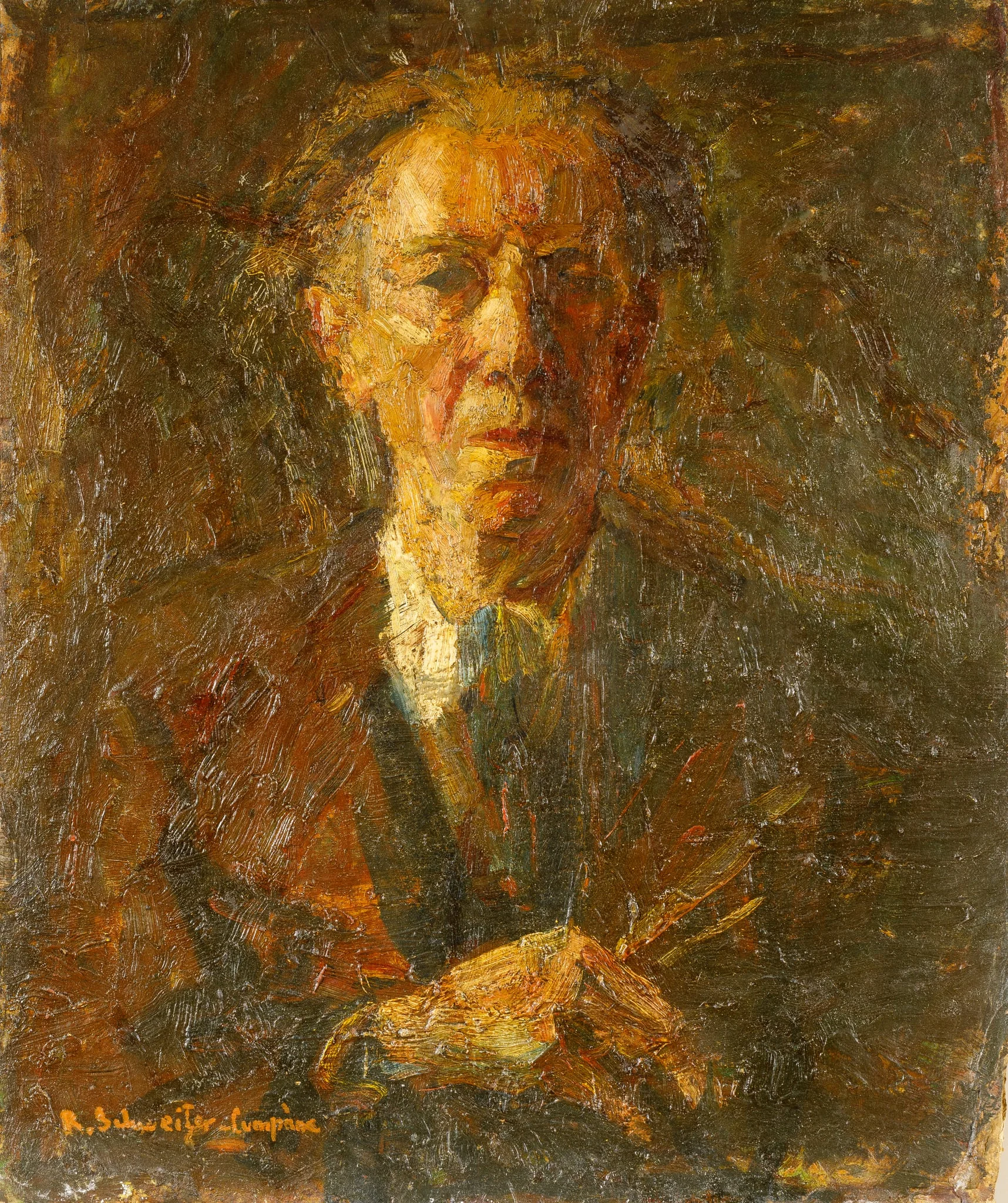 Autoportret, by Rudolf er-Cumpăna, 1850