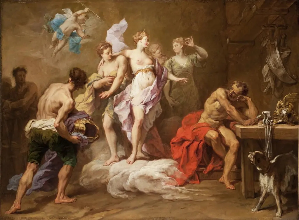 Venus Ordering Arms from Vulcan for Aeneas