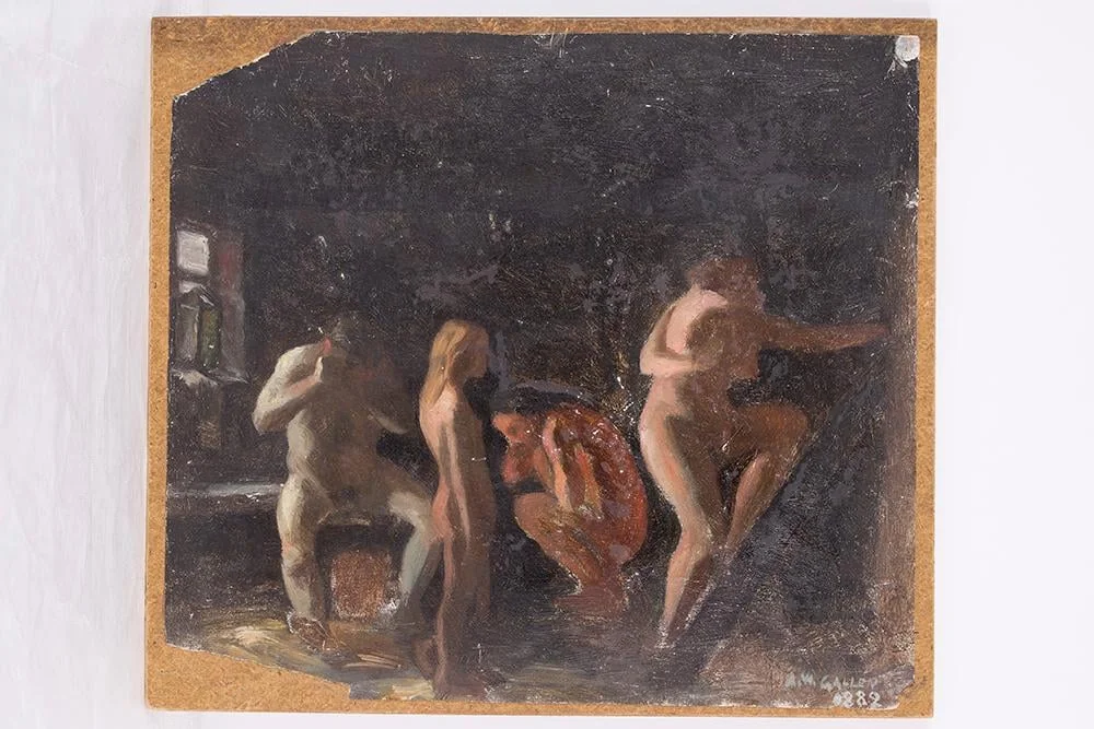Saunaharjoitelma, by Akseli Gallen-Kallela, unspecified