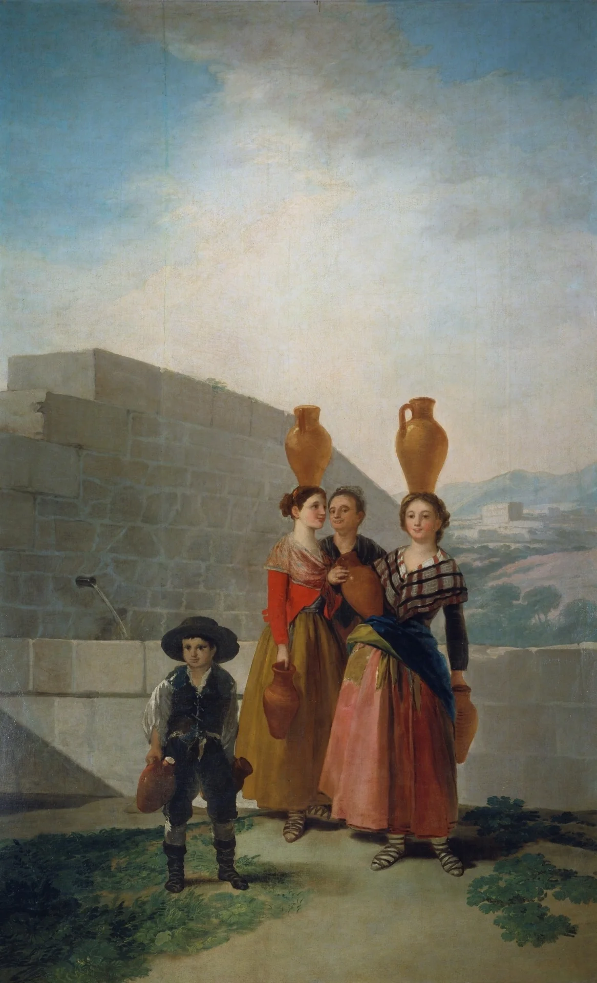 Women carrying pitchers, by Francisco Goya, oil, 1796