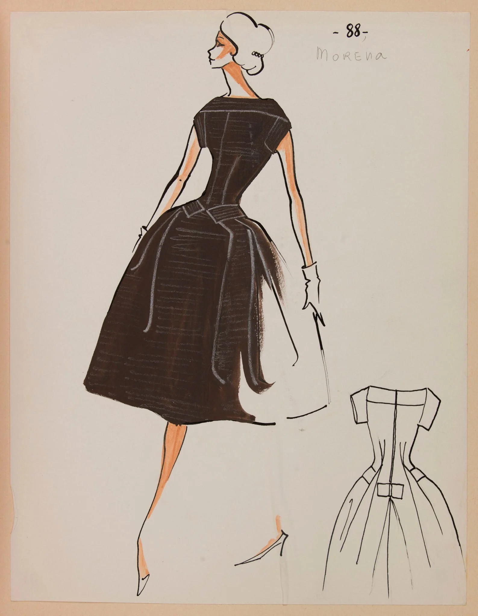Morena, by Carven, 1958