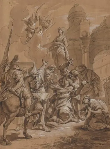 Martyrdom of a Female Saint
