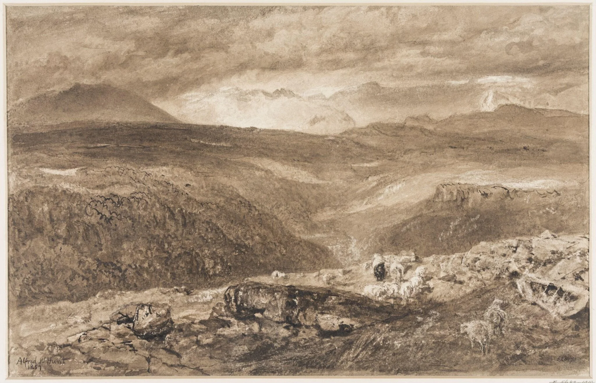 Mountains above Bettws-y-Coed