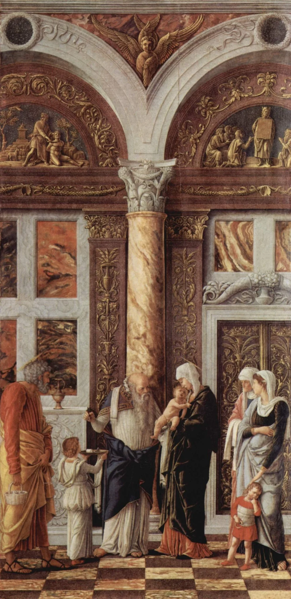 Circumcision of Jesus, by Andrea Mantegna, tempera, 1461