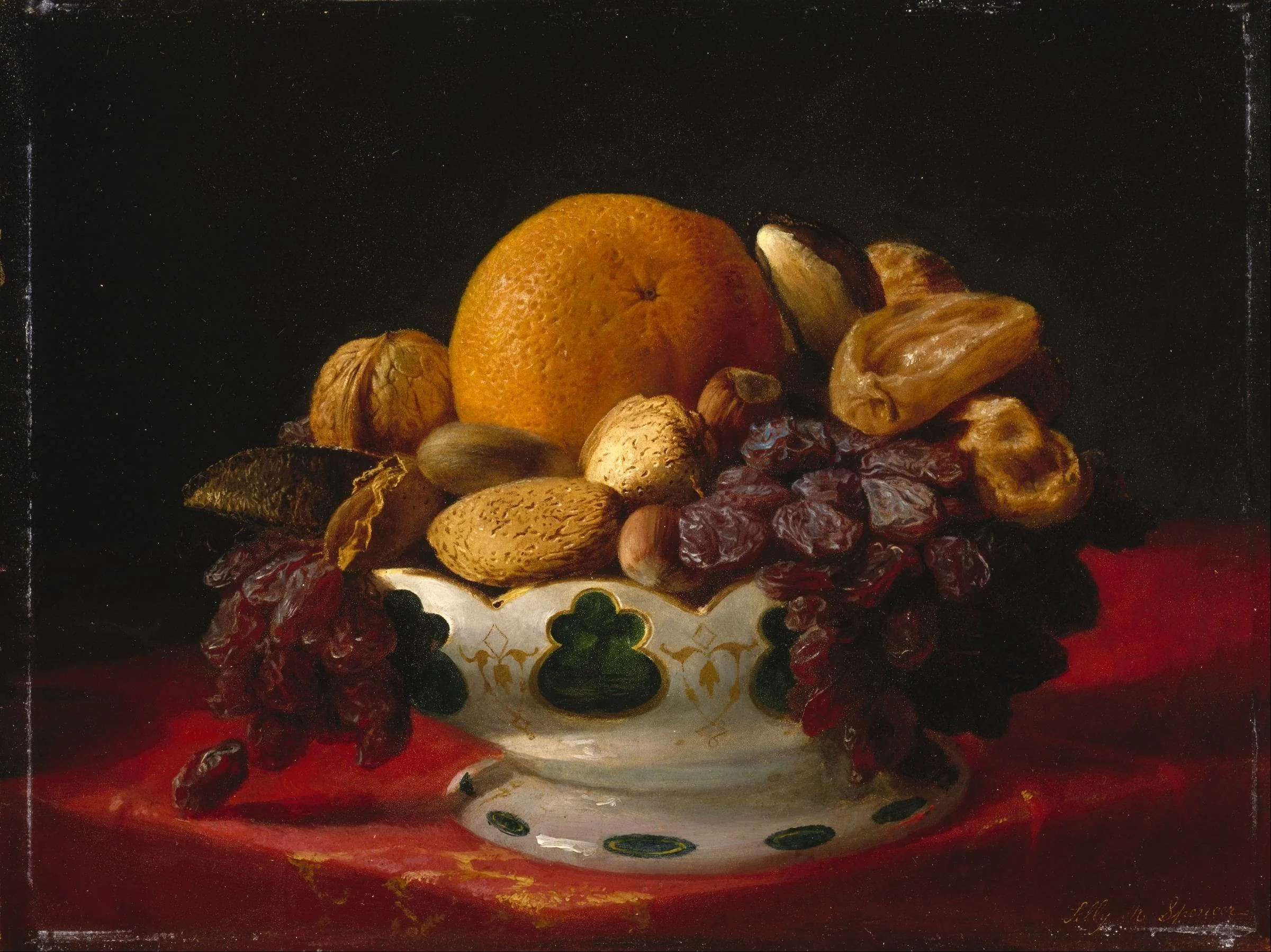Oranges, Nuts, and Figs, by Lilly Martin Spencer, unspecified, 1872