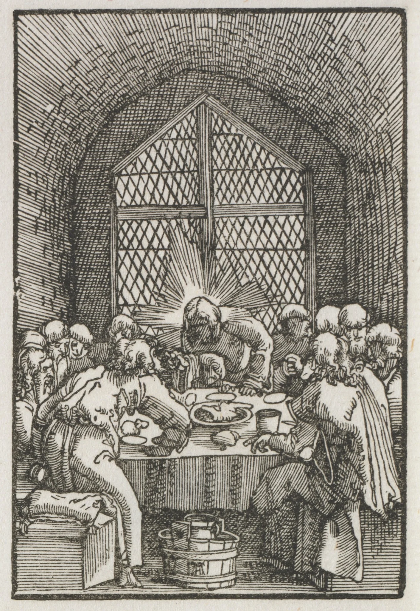 The Fall and Redemption of Man:  The Last Supper, by Albrecht Altdorfer, 1515