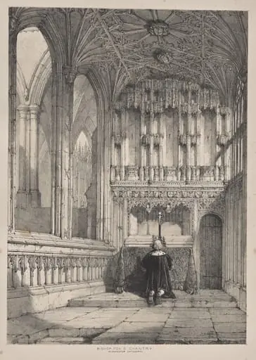Architecture of the Middle Ages:  Bishop Fox's Chantry, Winchester Cathedral