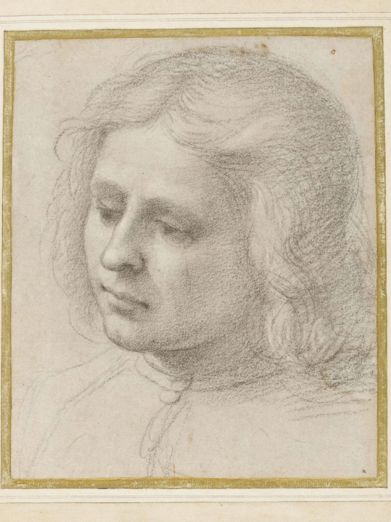 Head of a young man