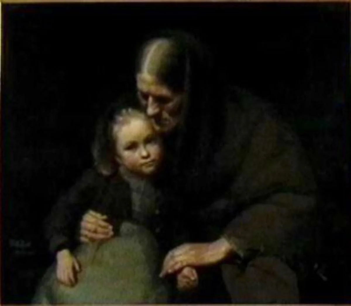 Bunica și nepoata, by Constantin Daniel Stahi, unspecified, 1873