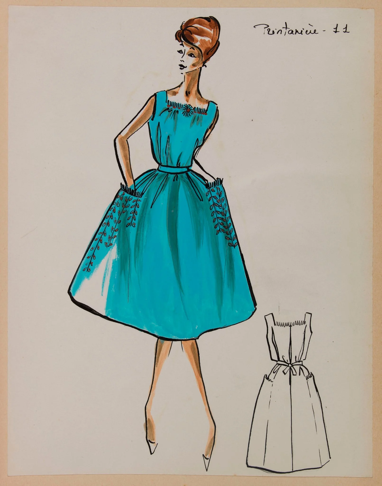 Printanière, by Carven, 1958