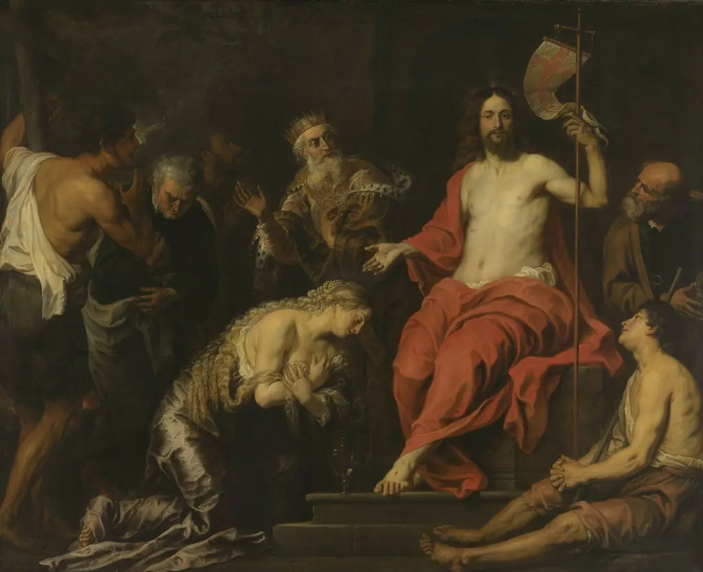 Christ and the repentant sinners