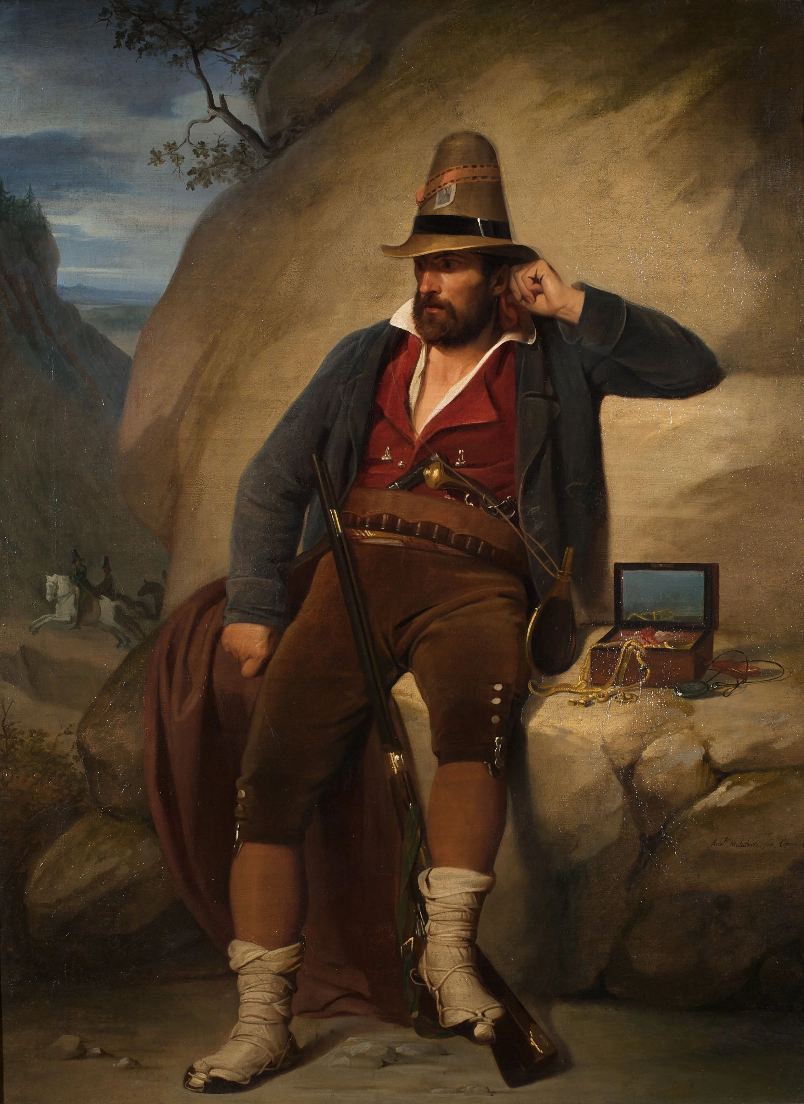 Brother Devil, by Adeodato Malatesta, oil, 1840