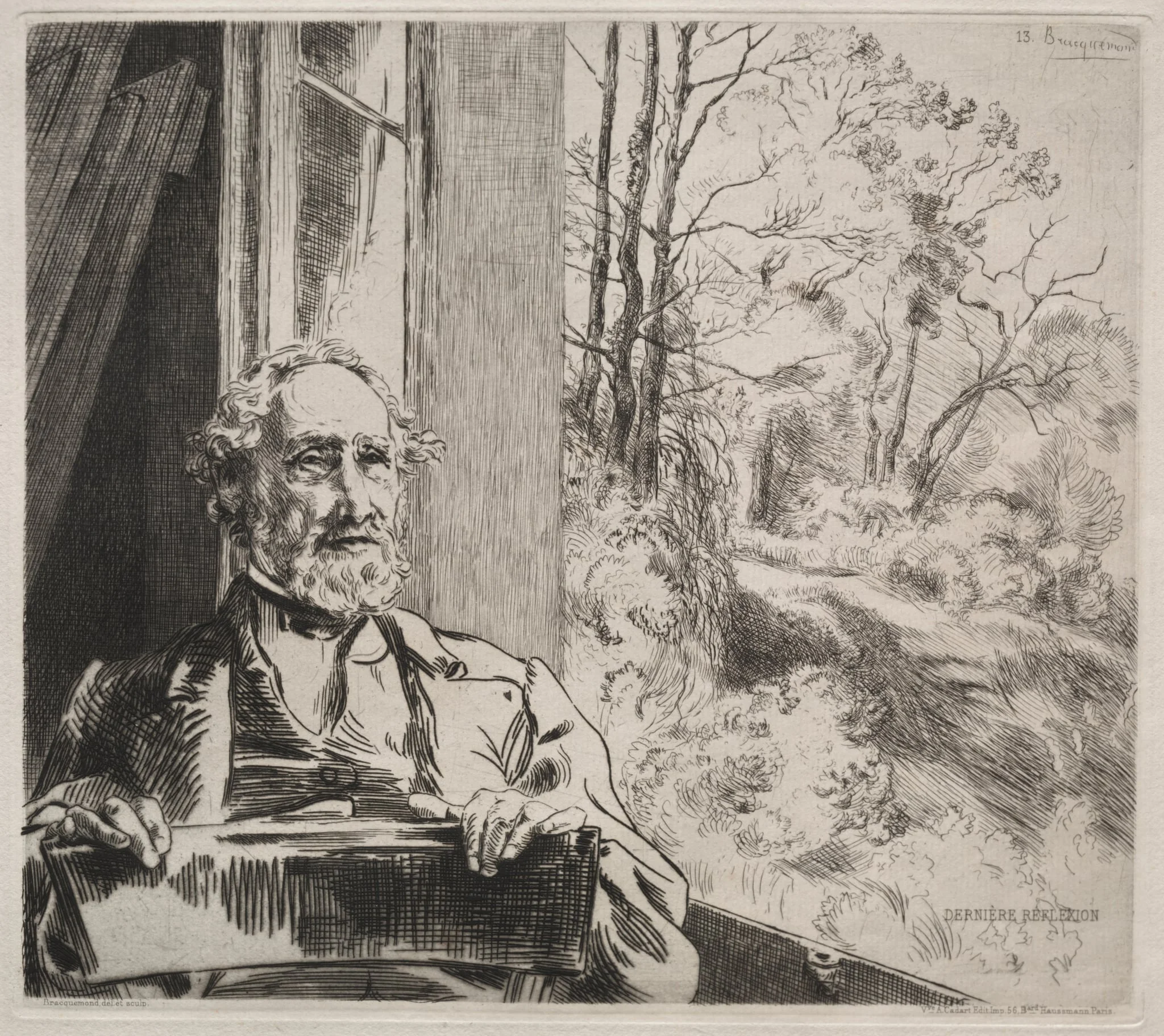 Meyer-Heine, by Félix Bracquemond, 1872