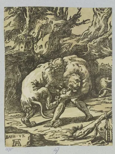 Hercules Strangling the Nemean Lion