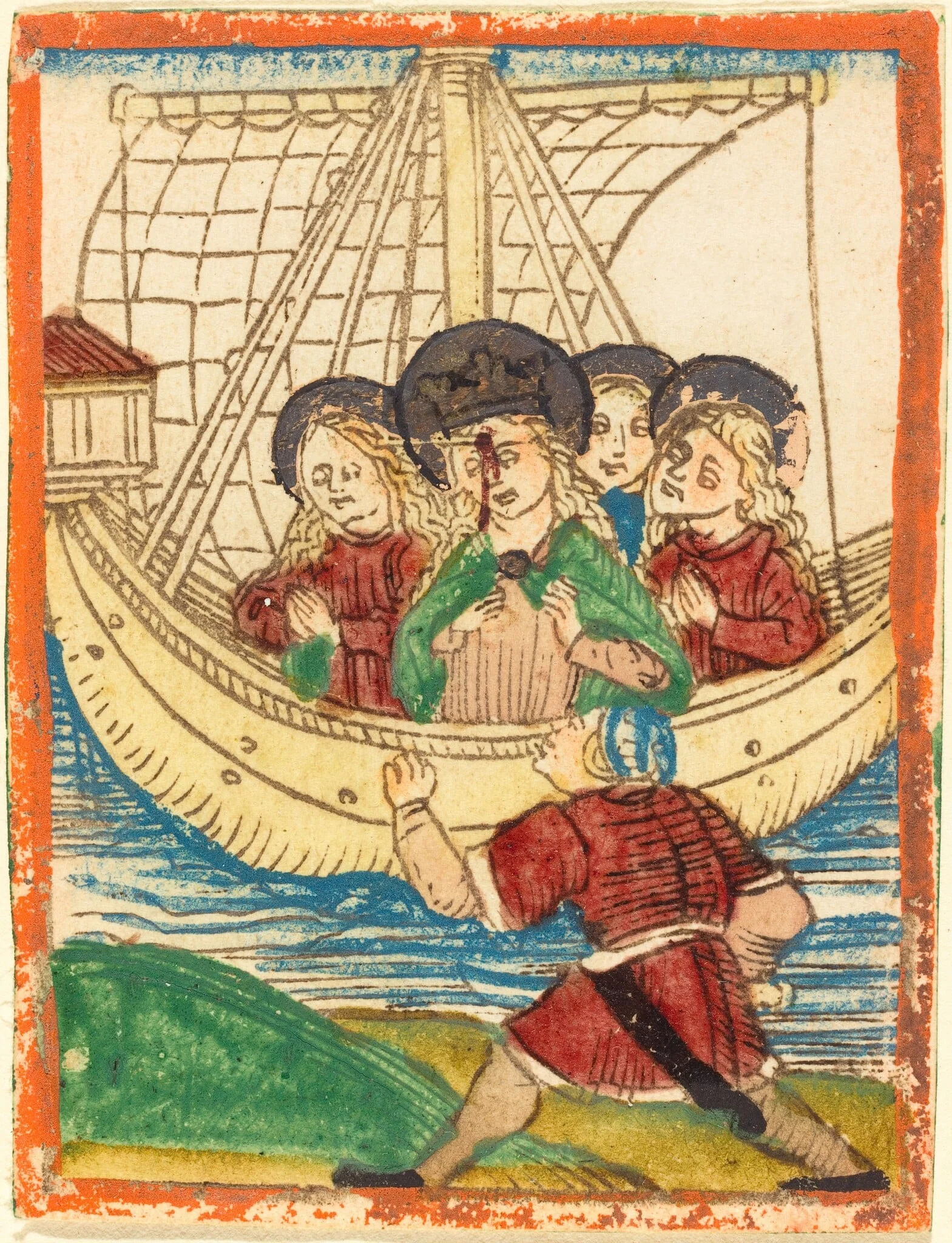 The Voyage of Saint Ursula, by German 15th Century, ink, 1485