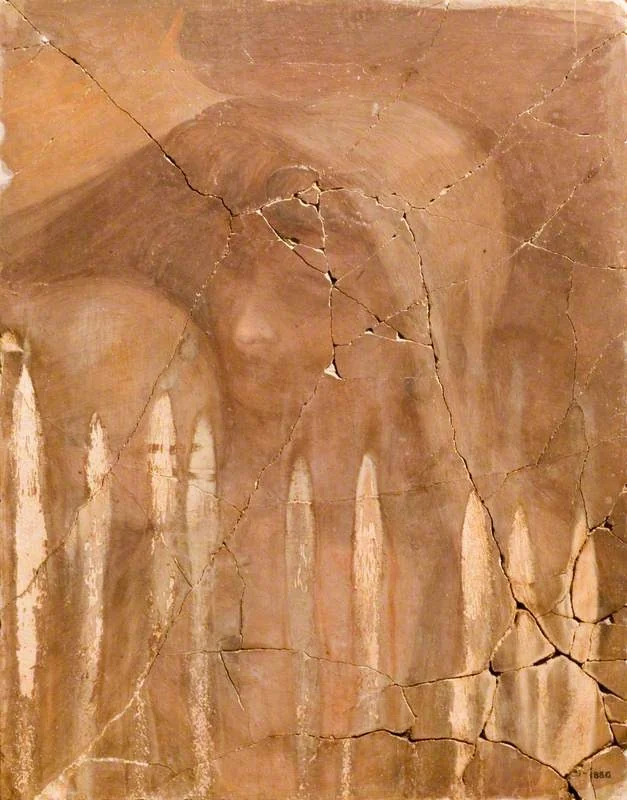 Two Female Heads, by George Frederic Watts, unspecified, 1867