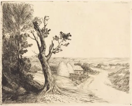 Landscape with Haystacks (Le paysage aux meules)