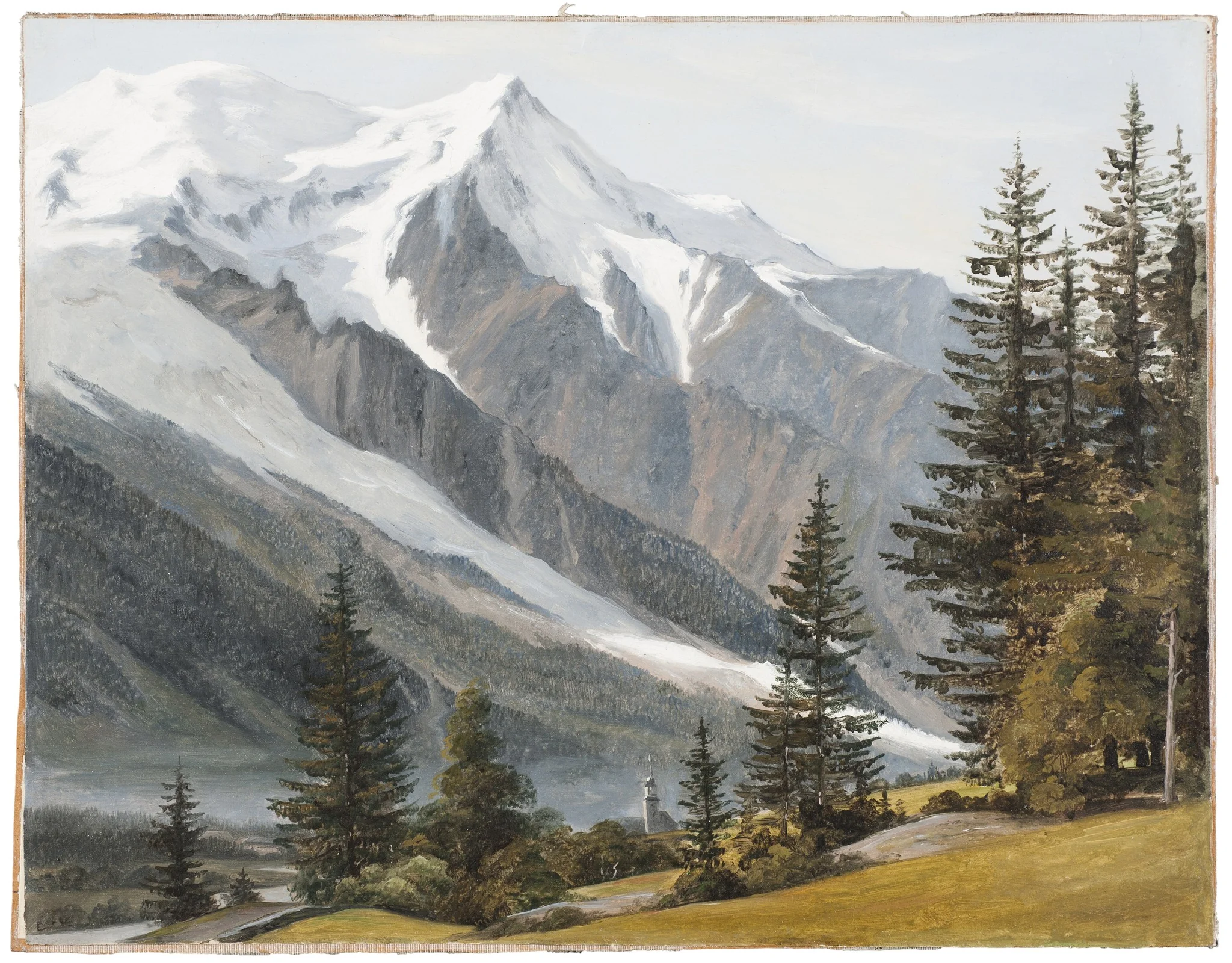 View of Chamonix-Mont-Blanc