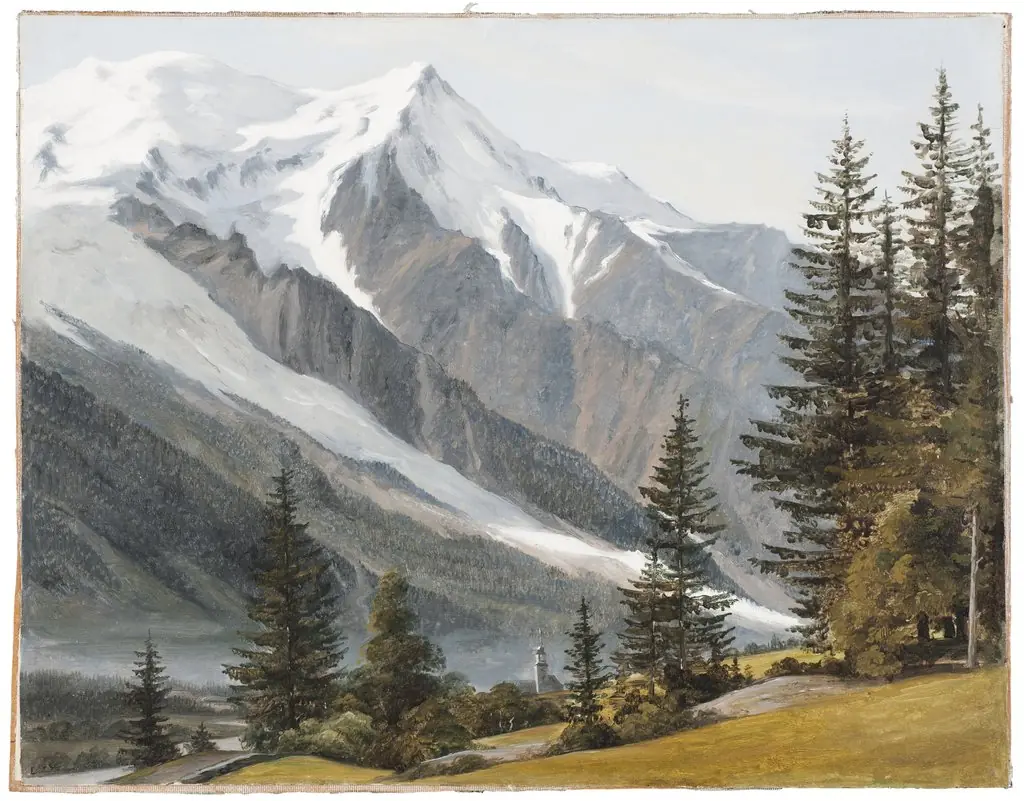 View of Chamonix-Mont-Blanc