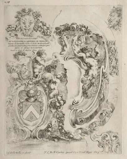 Collection of Various Caprices and New Designs of Cartouches and Ornaments:  No. 2, Dedication Page