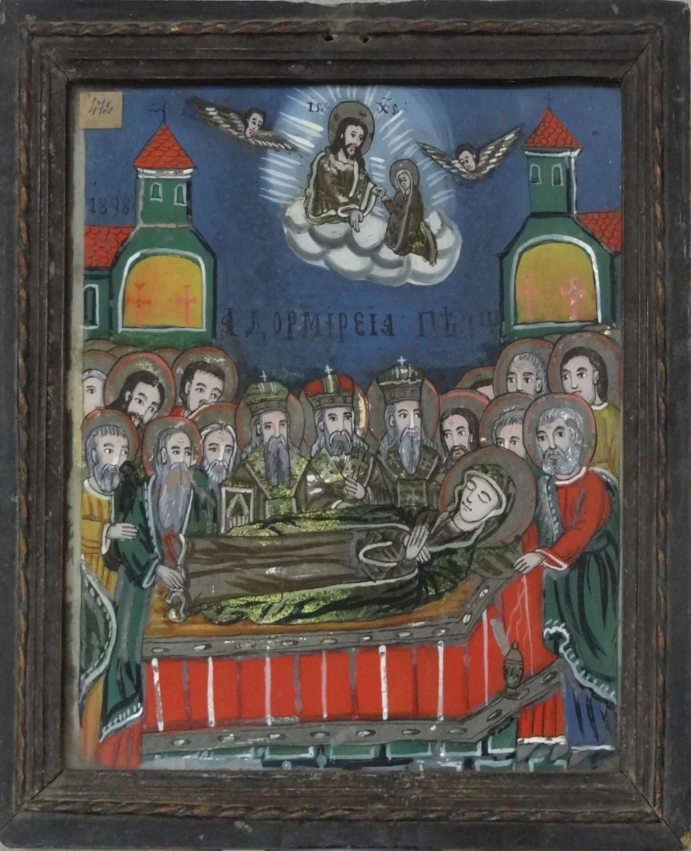 Adormirea Maicii Domnului, by Pavel Zamfir, 1898