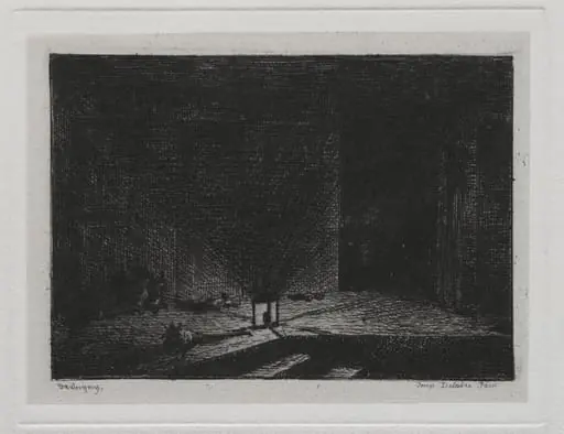 The Boat Trip:  Interior of an Inn (The Corridor of an Inn)