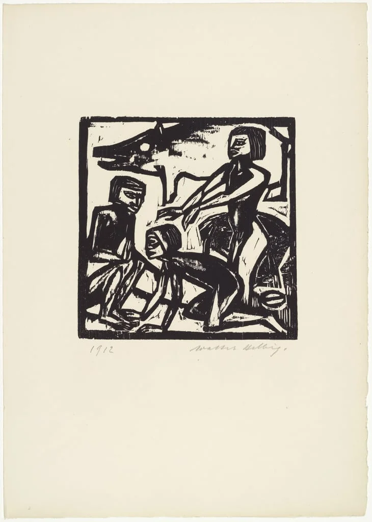 Untitled, by Walter Helbig, ink, 1912
