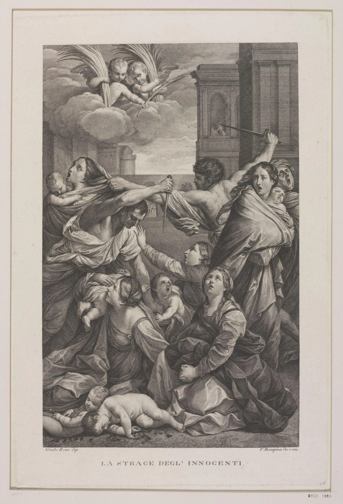 Massacre of the Innocents, by Francesco Rosaspina, 1850
